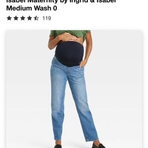 Isabel Maternity by Ingrid & Isabel Medium Wash Jeans